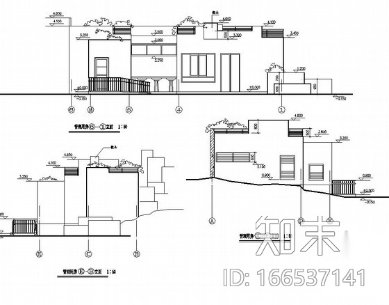 [绍兴]县城道路绿化工程施工图cad施工图下载【ID:166537141】