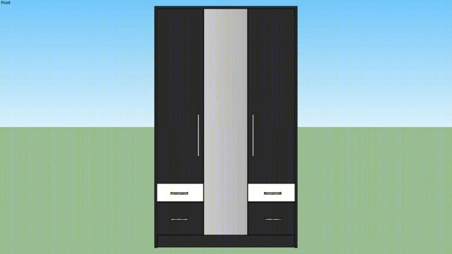 衣柜SU模型下载【ID:530136065】
