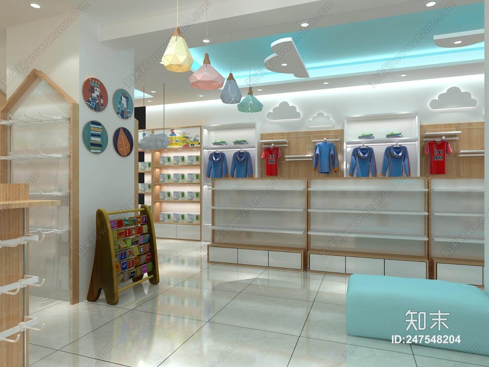现代母婴店3D模型下载【ID:247548204】