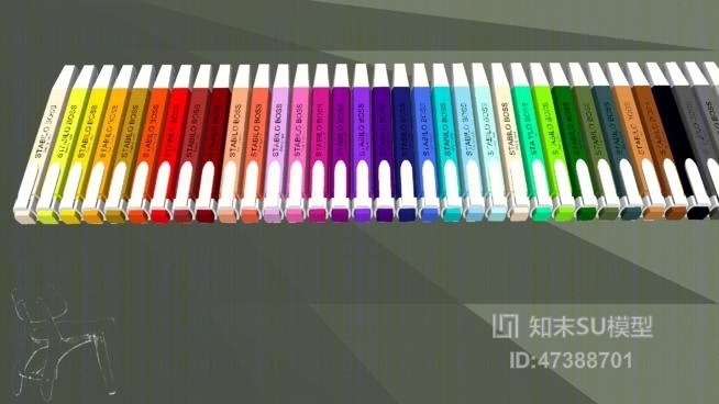 蜡笔SU模型下载【ID:717918002】
