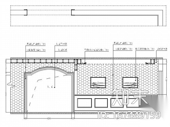 豪华复古新中式风格别墅室内装修施工图（含效果）cad施工图下载【ID:167449159】