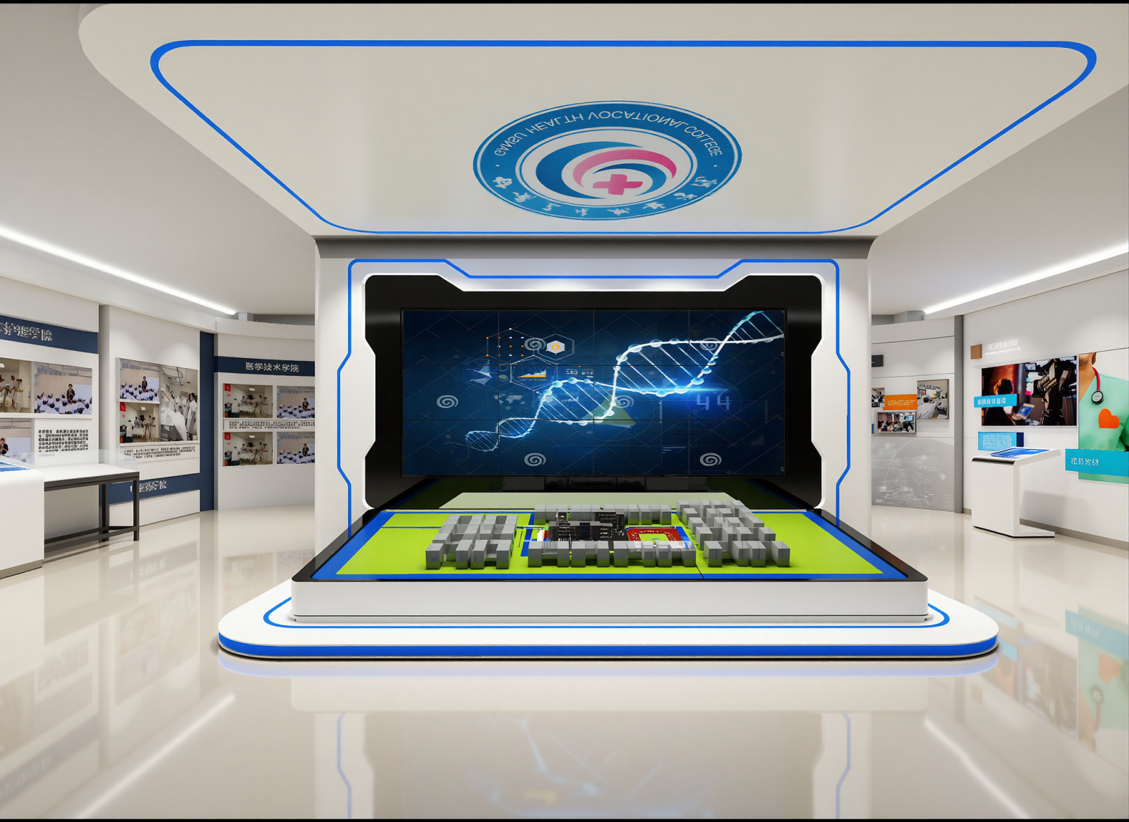 现代医疗展厅3D模型下载【ID:1215088204】