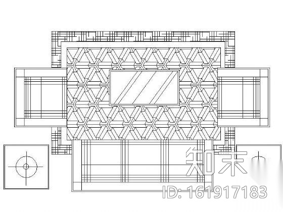 家居设计平面图块cad施工图下载【ID:161917183】