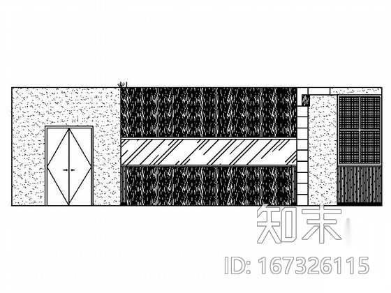 [东营]标准化特色餐饮品牌独特风情餐厅CAD装修施工图（...施工图下载【ID:167326115】