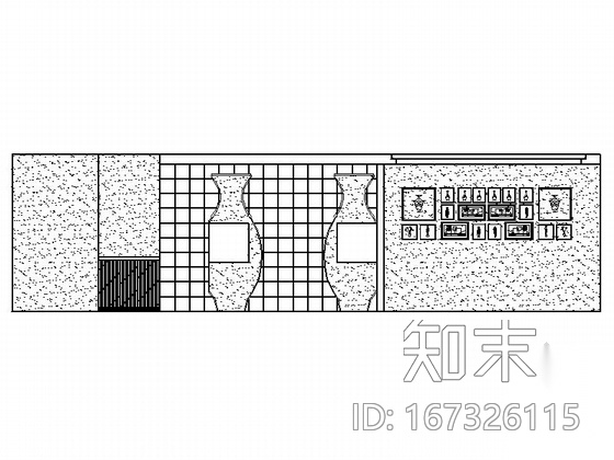 [东营]标准化特色餐饮品牌独特风情餐厅CAD装修施工图（...施工图下载【ID:167326115】