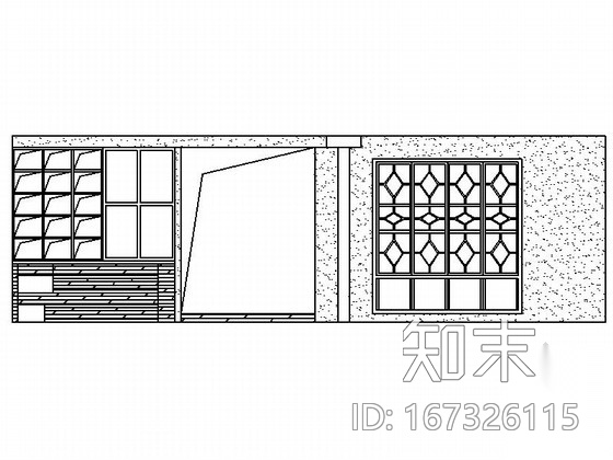 [东营]标准化特色餐饮品牌独特风情餐厅CAD装修施工图（...施工图下载【ID:167326115】