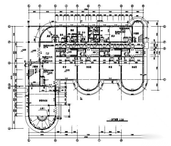 某三层幼儿园建筑结构施工图施工图下载【ID:151574189】