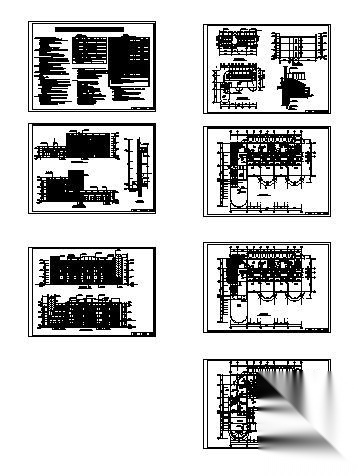 某三层幼儿园建筑结构施工图施工图下载【ID:151574189】