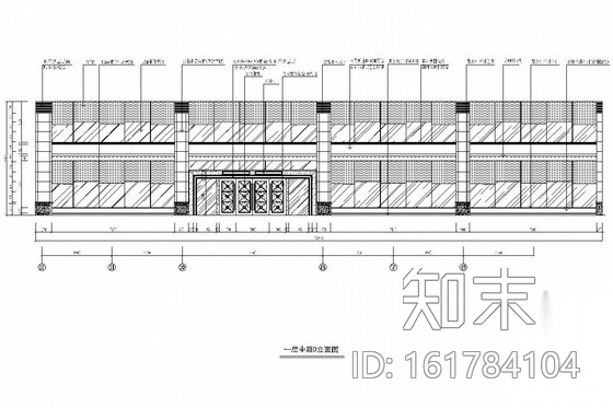 [湖北]新兴热门旅游城市迎宾苑酒店宴会厅装修图cad施工图下载【ID:161784104】