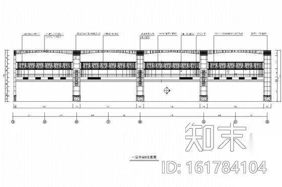 [湖北]新兴热门旅游城市迎宾苑酒店宴会厅装修图cad施工图下载【ID:161784104】