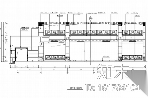 [湖北]新兴热门旅游城市迎宾苑酒店宴会厅装修图cad施工图下载【ID:161784104】