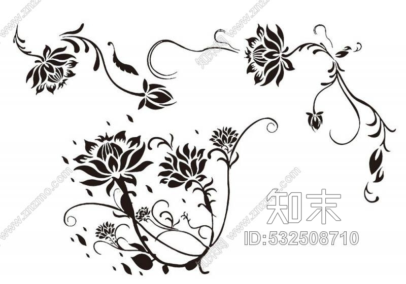 凹凸黑白-黑白古典贴图下载【ID:532508710】