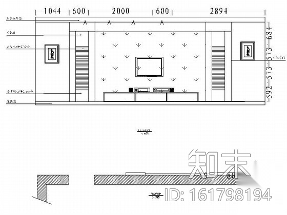 老街三室两厅家装设计图cad施工图下载【ID:161798194】