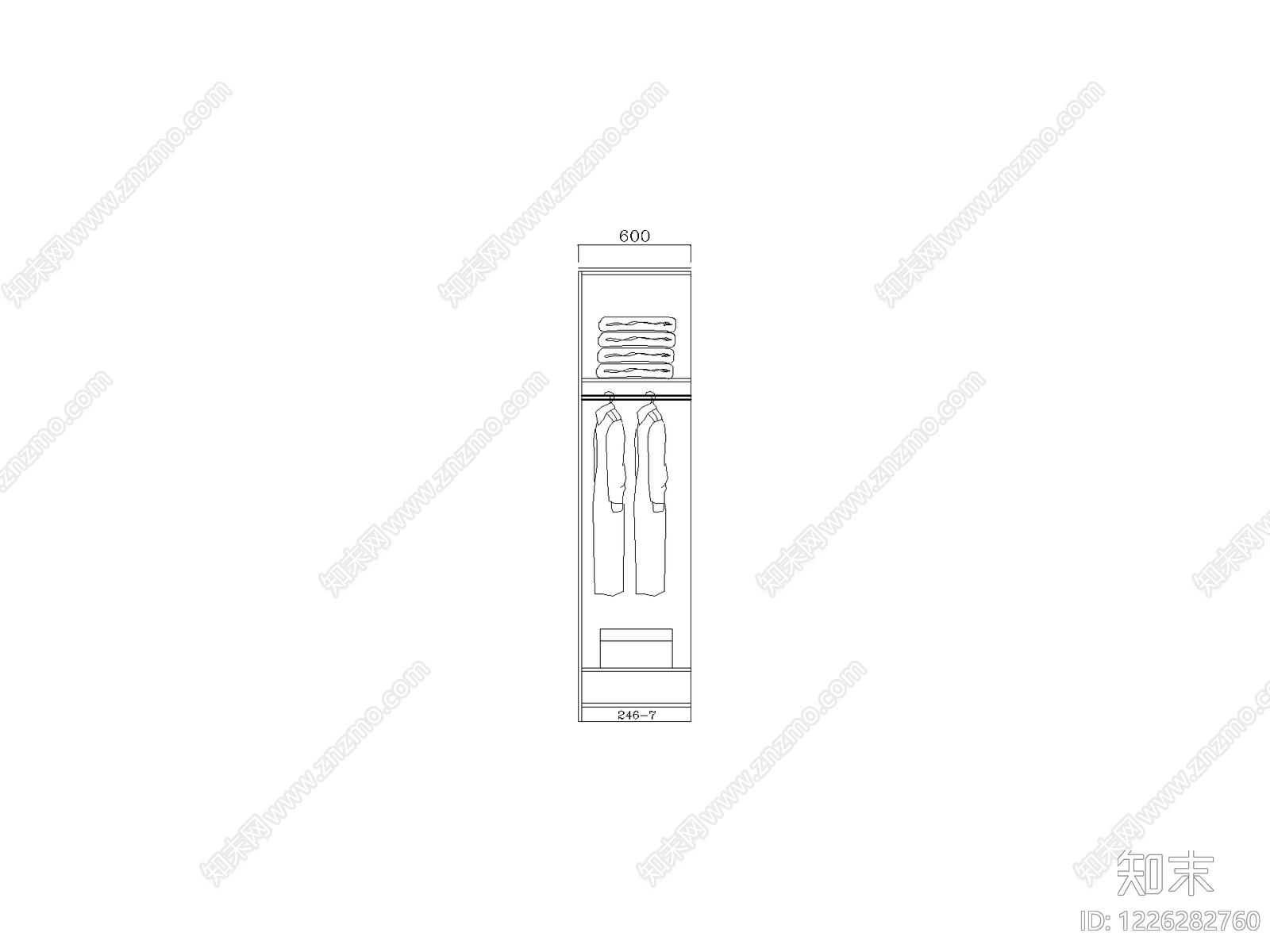 柜子cad施工图下载【ID:1226282760】