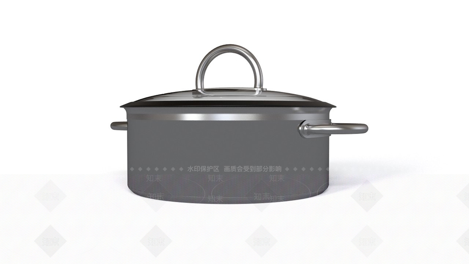 小型厨房锅3D模型下载【ID:1162566319】