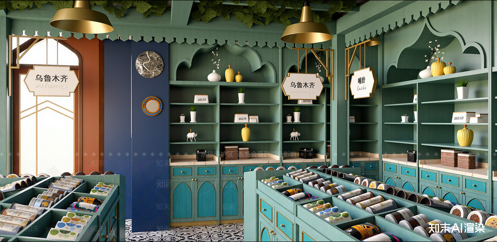 现代其他店铺SU模型下载【ID:1215961549】