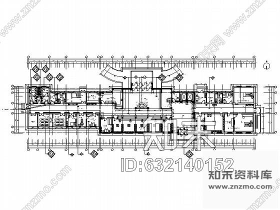 施工图长春中式特色中医院门诊楼室内CAD装修图cad施工图下载【ID:632140152】