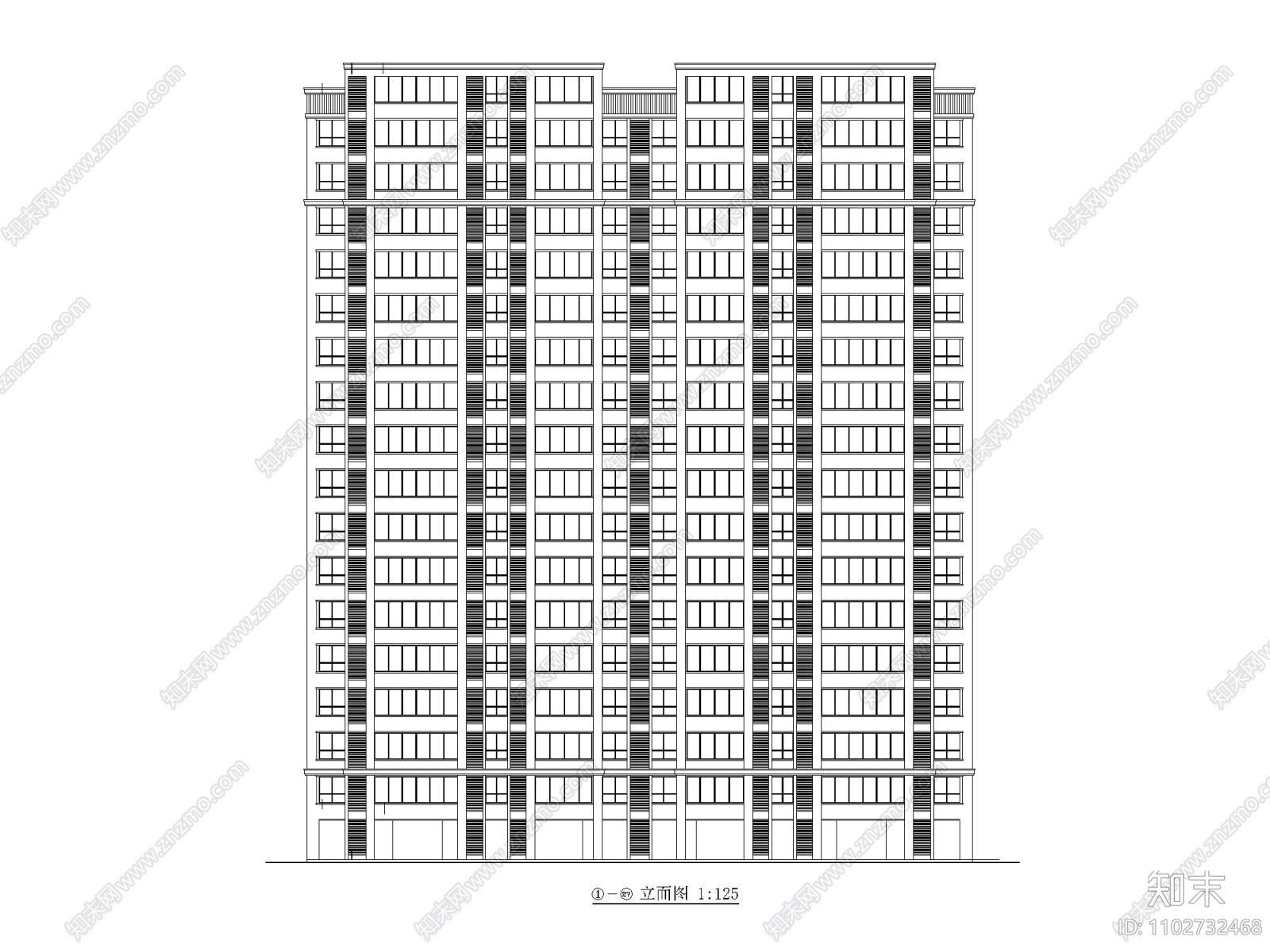 南通高层住宅施工图施工图下载【ID:1102732468】