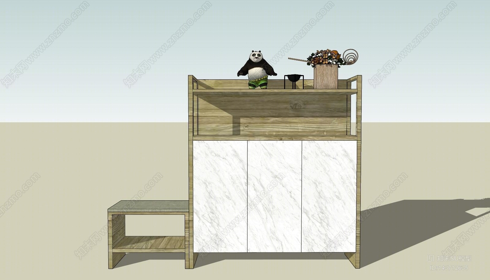 北欧鞋架SU模型下载【ID:143712635】