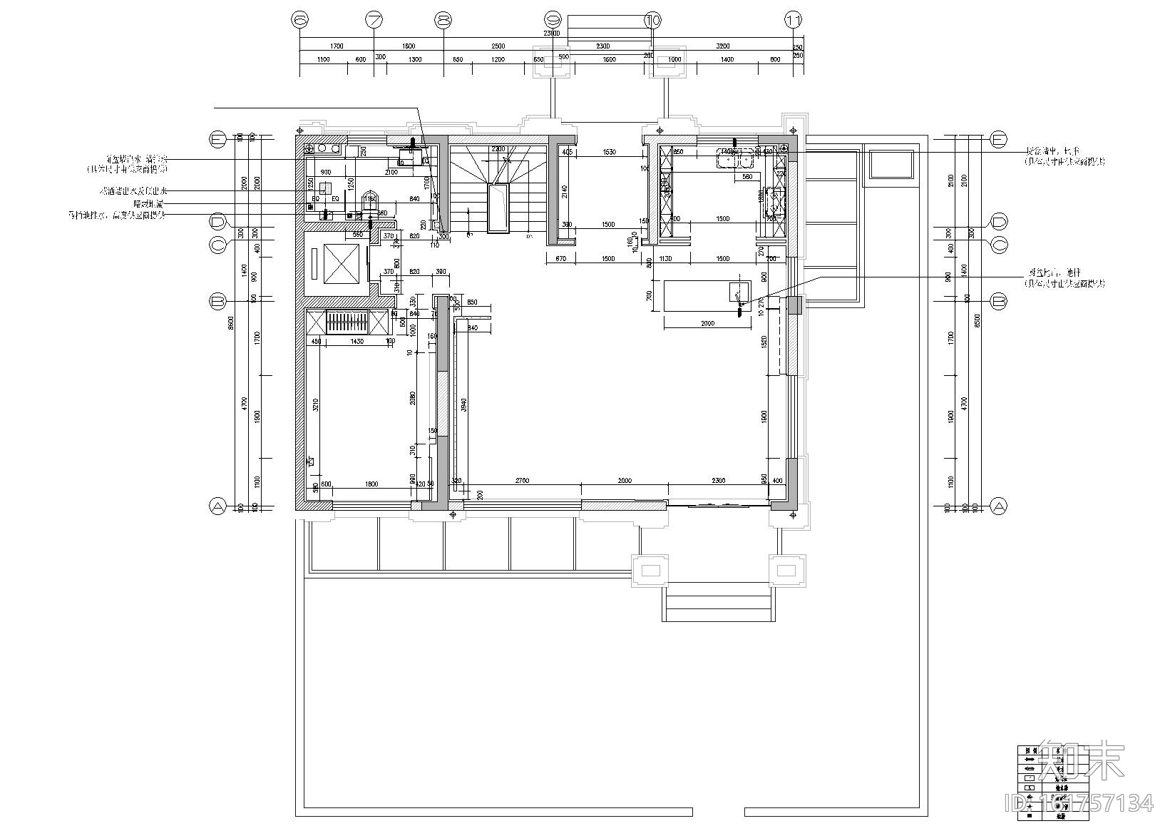 [合肥]琚宾_旭辉铂悦庐州府别墅样板间图纸cad施工图下载【ID:161757134】