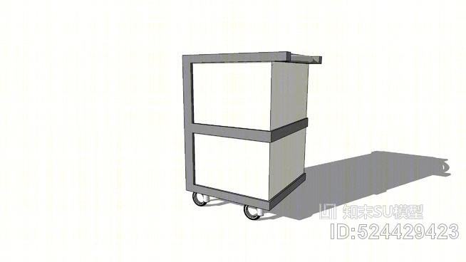 餐车饮料小车1SU模型下载【ID:524429423】