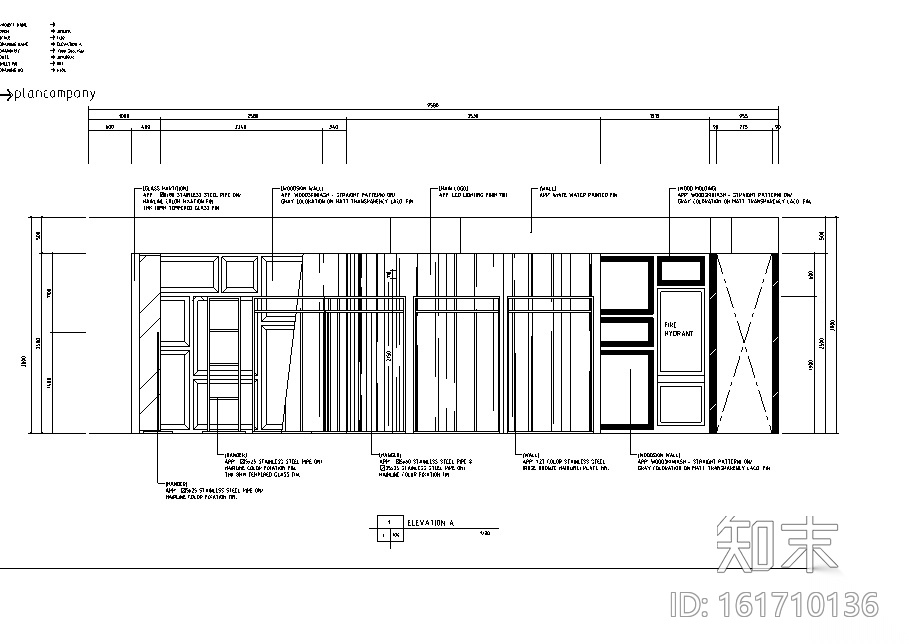 60平米现代服装店设计施工图（附效果图）cad施工图下载【ID:161710136】