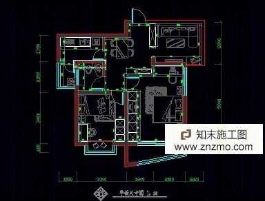 比较全的家装施工图cad施工图下载【ID:36916263】