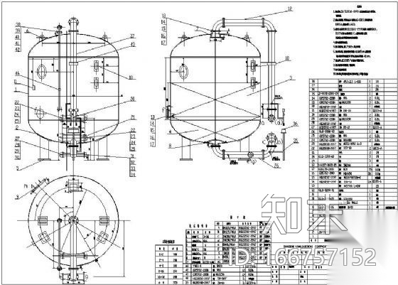 Φ3200多介质过滤器施工图下载【ID:166757152】