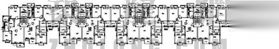 某多层住宅楼建筑施工图cad施工图下载【ID:149854130】