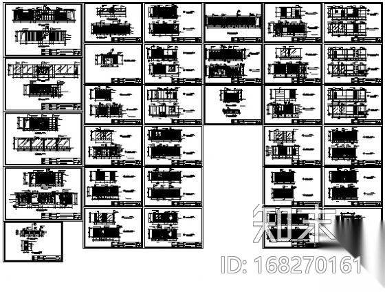 众星大酒店装修改造工程cad施工图下载【ID:168270161】