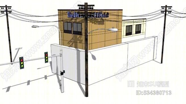 Maxwqell酒店标志概念2SU模型下载【ID:534380713】