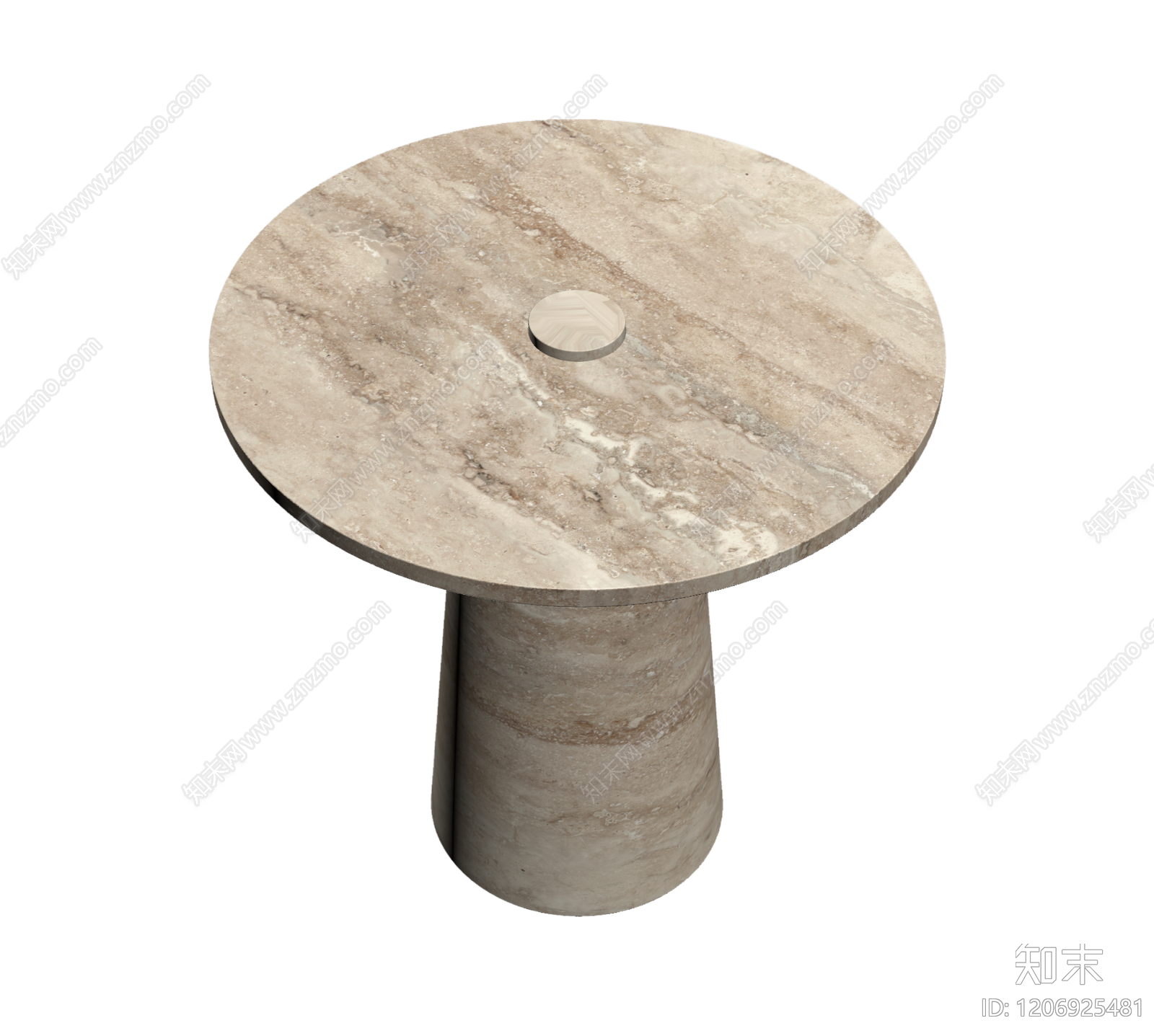 大理石圆桌3D模型下载【ID:1206925481】