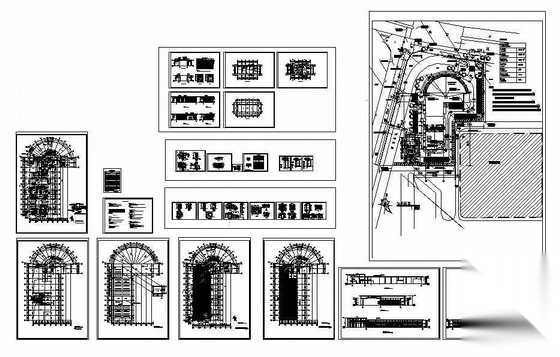 [宁波]某汽车展示接待、汽修及辅助用房方案cad施工图下载【ID:160721126】