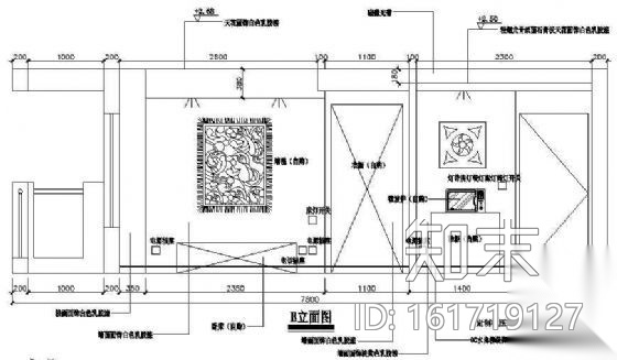 某高级单身公寓装修图施工图下载【ID:161719127】