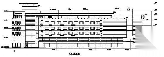 某市第二医院六层心理综合楼建筑方案设计cad施工图下载【ID:151593138】