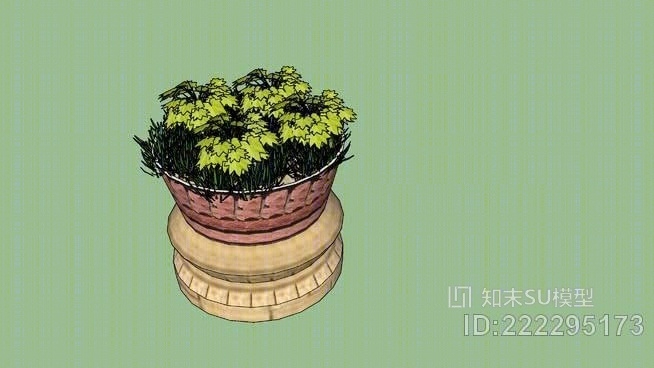 装饰花SU模型下载【ID:222295173】
