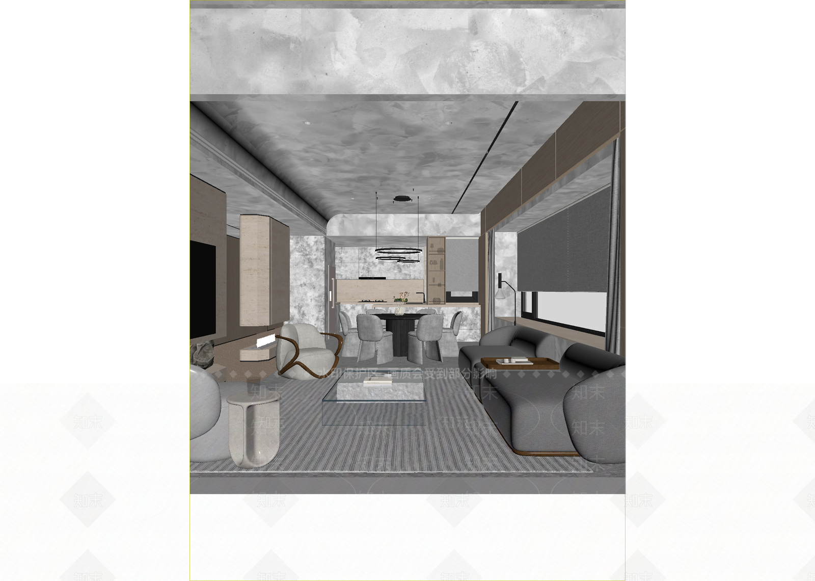 意式客餐厅3D模型下载【ID:1215161293】