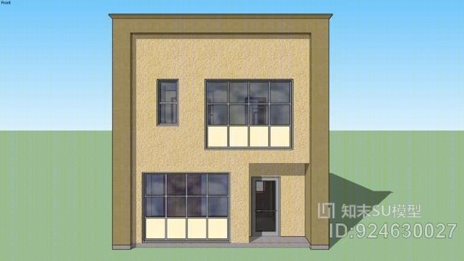 店面排屋SU模型下载【ID:924630027】