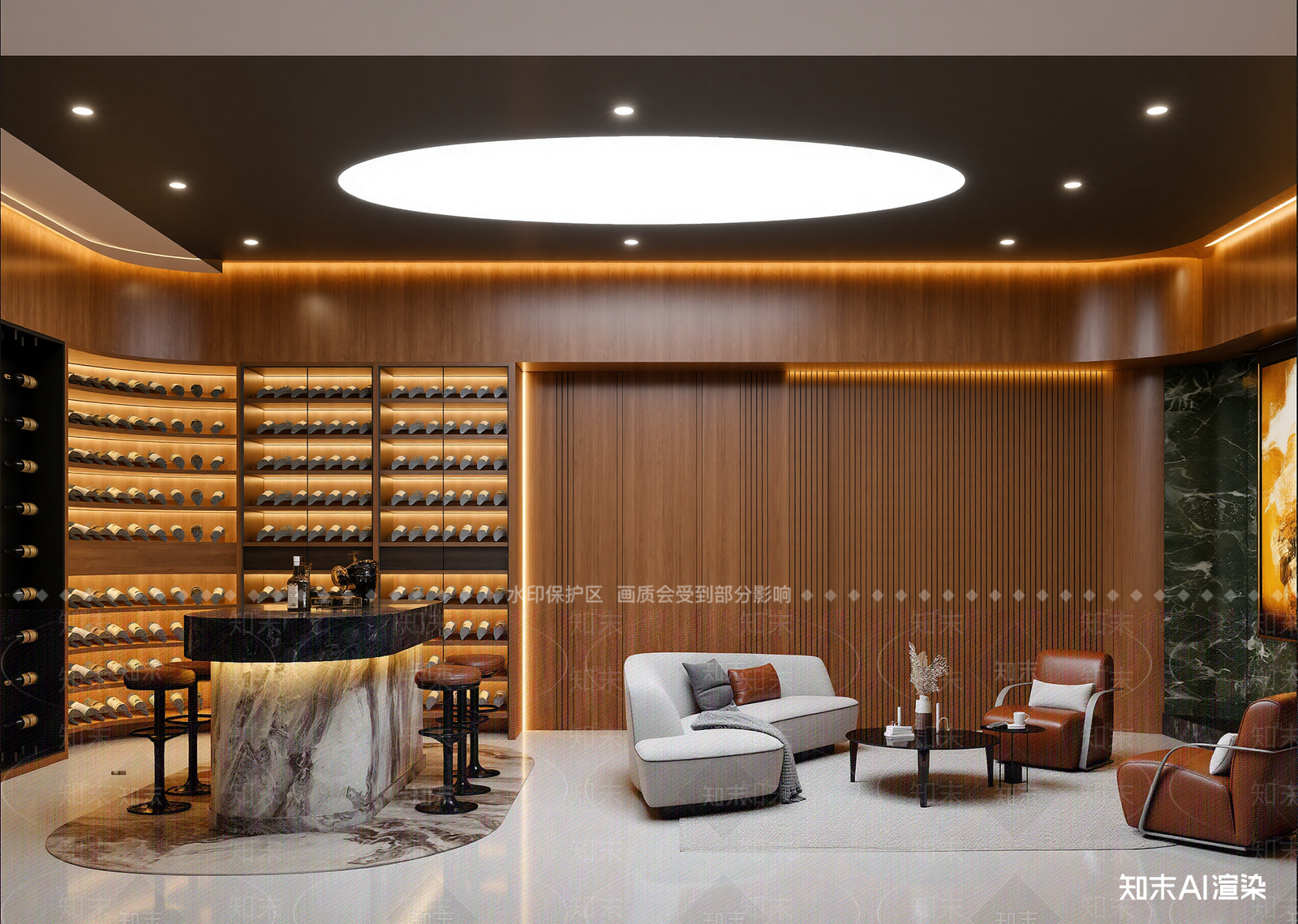 现代酒馆3D模型下载【ID:1214928333】