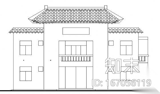 净廉堂建筑施工图cad施工图下载【ID:167056119】