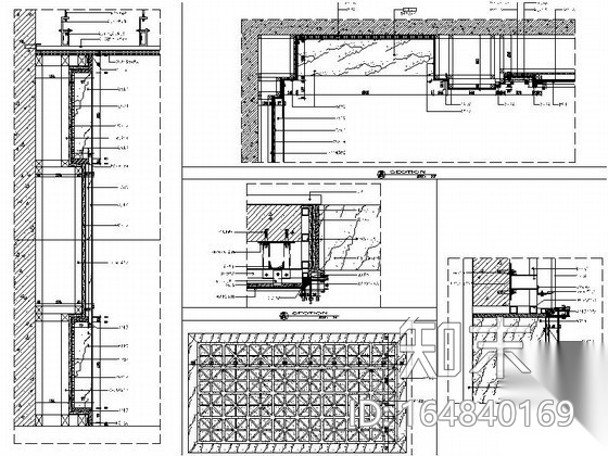 [芜湖]精装宾馆室内装修图（含效果）cad施工图下载【ID:164840169】