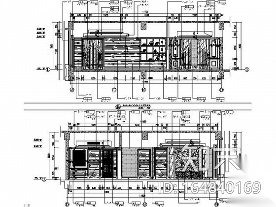 [芜湖]精装宾馆室内装修图（含效果）cad施工图下载【ID:164840169】