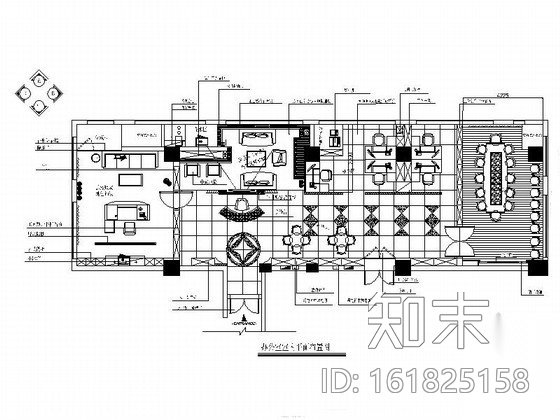 某出版社办公空间装修图cad施工图下载【ID:161825158】