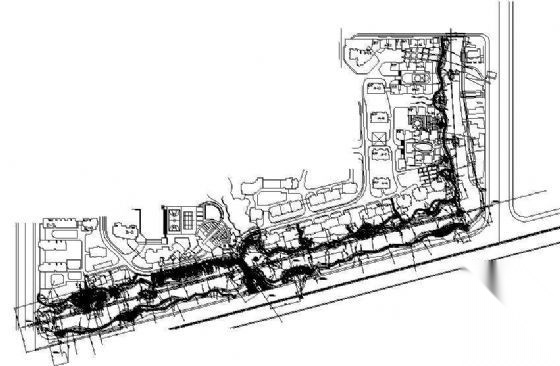杭州住宅小区景观全套施工图cad施工图下载【ID:161046183】