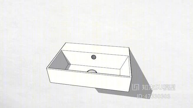 卡塔拉诺高级55脸盆SU模型下载【ID:47330303】