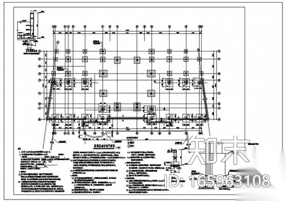 无锡某陈列馆搭建结构设计图cad施工图下载【ID:165963108】