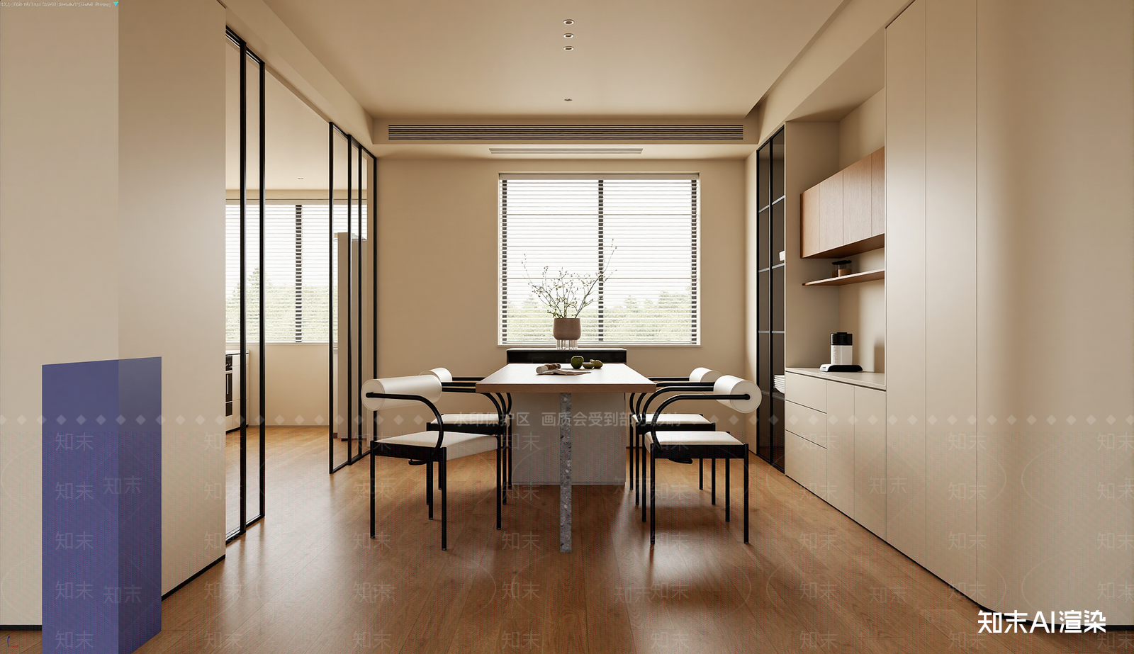 现代家居餐厅3D模型下载【ID:1222081220】