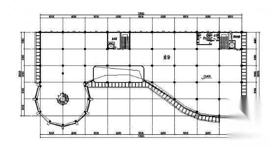 某小区四层综合商业中心建筑方案图cad施工图下载【ID:151509147】