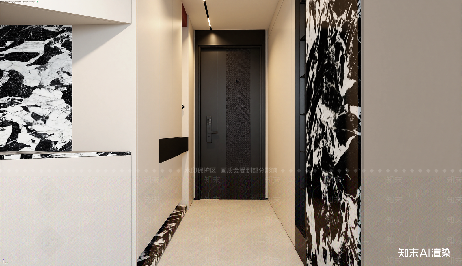 现代玄关3D模型下载【ID:1221683188】