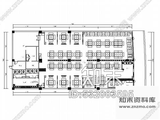 施工图重庆特色连锁现代火锅店室内装修设计施工图含效果施工图下载【ID:532003595】